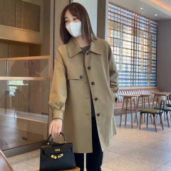 ヨーロッパ商品の高級感があります。女性2025春の新型はゆったりしていて、痩せています。