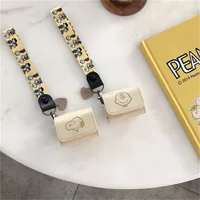 Мини милый мультфильм Женская Ручная сумка для наушников Bluetooth Портативная сумка для беспроводных наушников из искусственной кожи Маленькая сумка для наушников