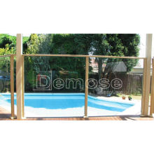 户外不锈钢玻璃栏杆 无立柱泳池 离玻璃栏杆按实际规格计算