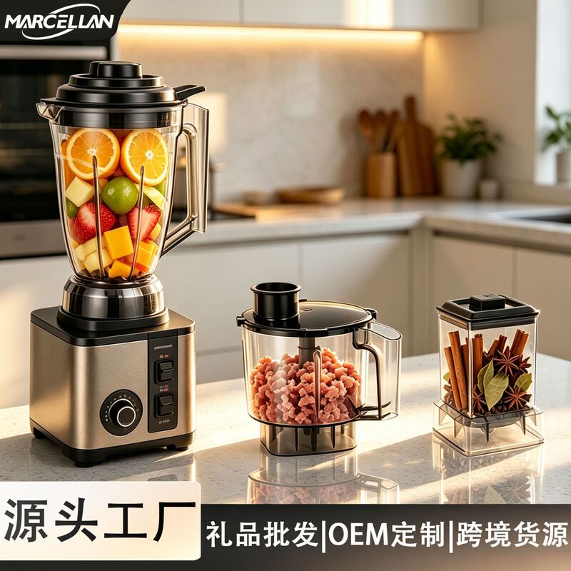 Premium juicer, multi-functional blender, durable stainless steel, large-capacity ice crusher, cross-border commercial blender Premium juicer, multi-functional blender, durable stainless steel, large-capacity ice crusher, cross-border commercial blender