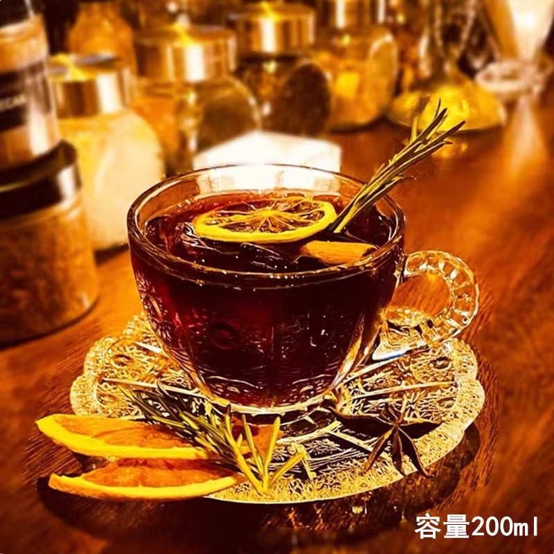 微醺热高颜值太阳花洋酒杯鸡尾酒玻璃杯子酒煮圣诞喝高脚杯红酒杯|undefined