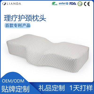 Amazon&#39;s Hot physiotherapy hotel household cervical vertebra Healthy Slow rebound Memory foam pillow Memory Foam pillow customized