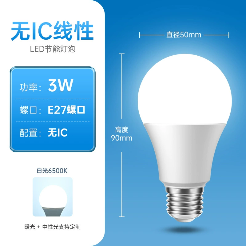 LED bulb, energy-saving lights, with screw socket