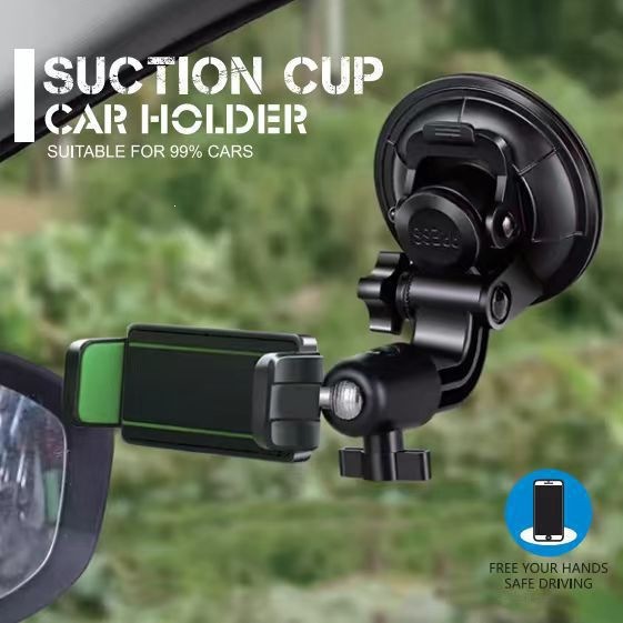 Car-mounted phone shooting stand, phone car navigation stand, suction cup car-mounted selfie live streaming video recording fixed stand
