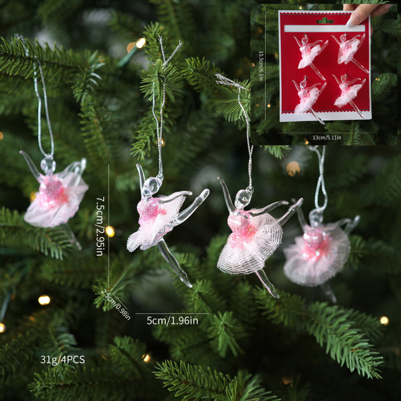 新しいクリスマスブタクリエイティブペンダントクリスマスツリー装飾 DIY リトルエンジェルペンダント車の漫画アクセサリー|undefined