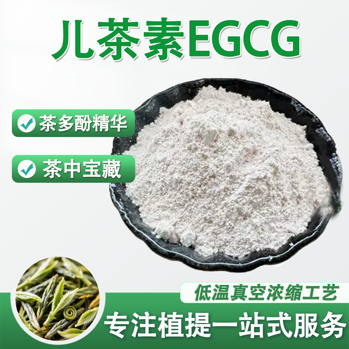 儿茶素 绿茶提取物 EGCG表没食子儿茶素EC表儿茶素茶多酚原料厂家