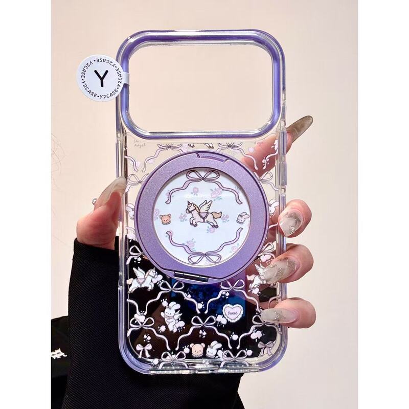 Cartoon Cute Floral Bow Unicorn Phone Case Suitable for iPhone 1716151413 Cartoon Cute Floral Bow Unicorn Phone Case Suitable for iPhone 1716151413