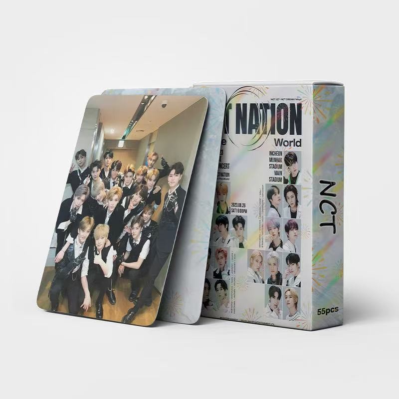 Cadena total, una gran cantidad de stock, 55 hojas de tinta BT SK IVE ATEEZ KPOP, estrellas coreanas alrededor de LOMO