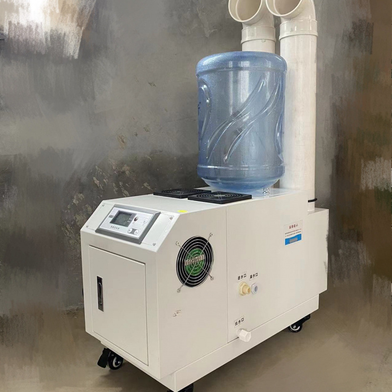 humidificador industrial pulverizador de gran volumen de niebla ultrasónica para desinfección de frutas y verduras y tabaco fumigado tubo único y doble