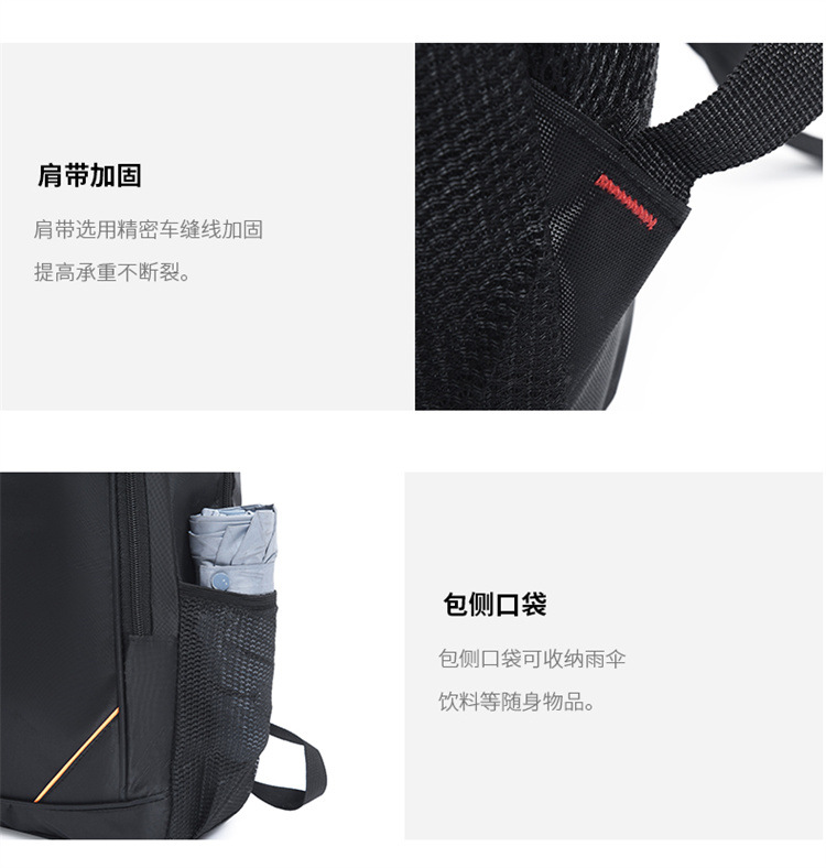 Men's high-end backpack, business computer bag, outdoor hiking bag, schoolbag, large-capacity USB computer bag undefined