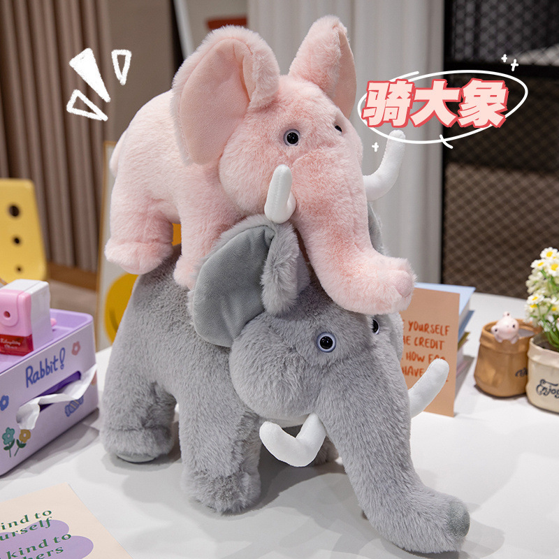 Elefantes transfronterizos muñecas de peluche muñecas de tela lindas muñecas de imitación para niños muñecas tranquilizadoras regalos del día de los niños