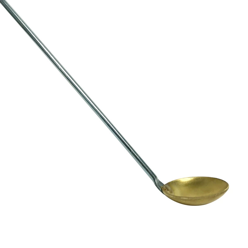 Ложка для сжигания Лабораторные химические расходные материалы Учебные инструменты Инструменты для нагревательной реакции Оборудование для отбора проб Длинная ручка Медная ложка для сжигания