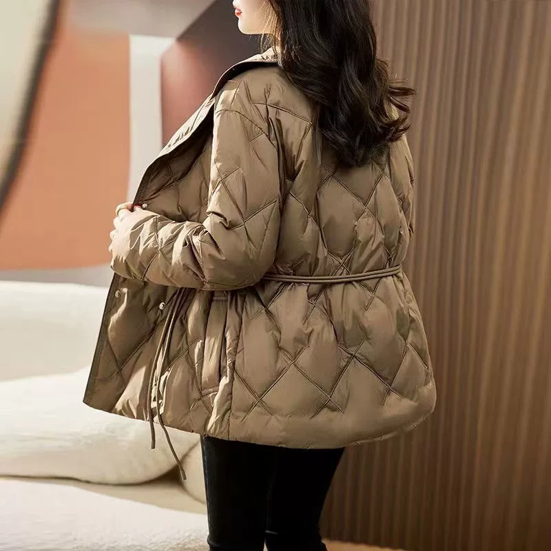 Легкий пуховый хлопковый костюм воротник для волос