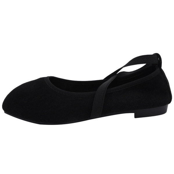 Elegant fuchsia fashionable summer Mary Jane shoes low-cut flat