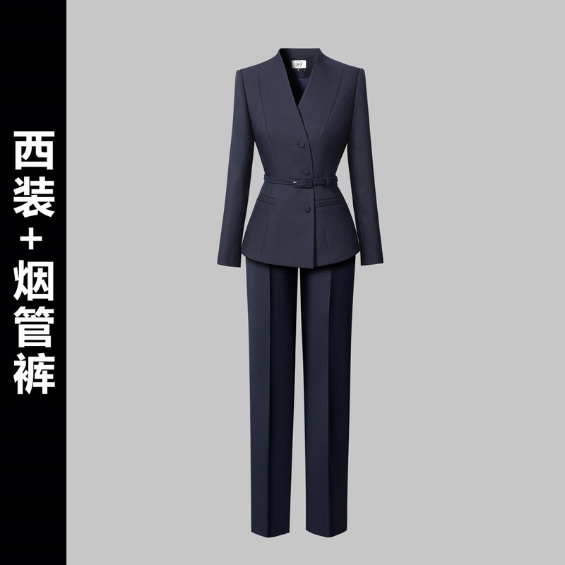 秋季西装套装女2025新款职场通勤气质干练时尚修身高端职业工作服|undefined
