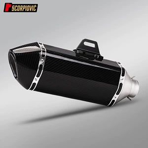 Z650 CBR400 MT09 703RR 500F üçün universal altıbucaqlı quyruq qaz borusu