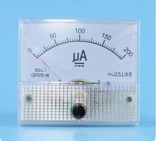 85C1指针式直流微安表50UA 100UA 200UA 500UA 机构指针表头