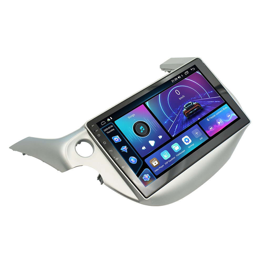 Aplicable a la pantalla de control central de cuatro núcleos / ocho núcleos de la navegación integrada de automóviles de Honda Fit Android de 07 - 14