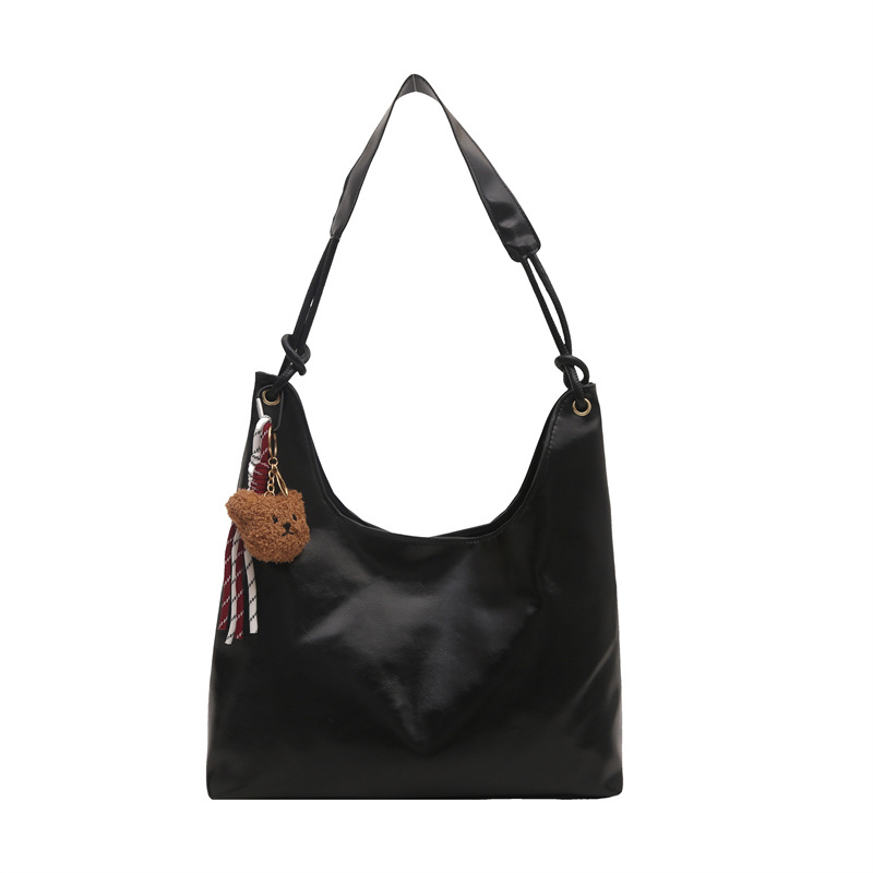 Bolso de brazo retro para mujeres 2025 primavera nueva moda hollow coreana bolso especial de gran capacidad empalmado bolso de hombro