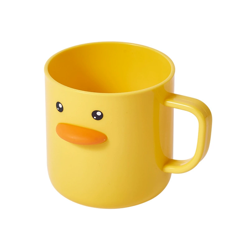 B.Duck, детский забавный креативный мультяшный пластиковый стакан для полоскания рта для домашнего использования, простой и элегантный дизайн, защита от падения
