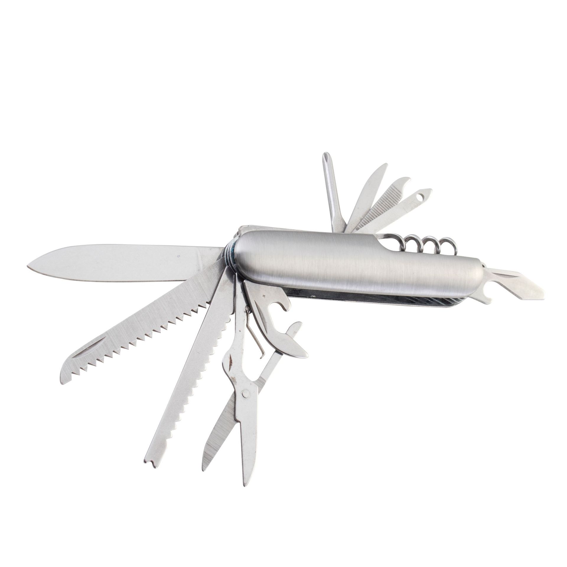 不锈钢多功能小刀 平壳11开户外野营军刀 旅行折叠小刀