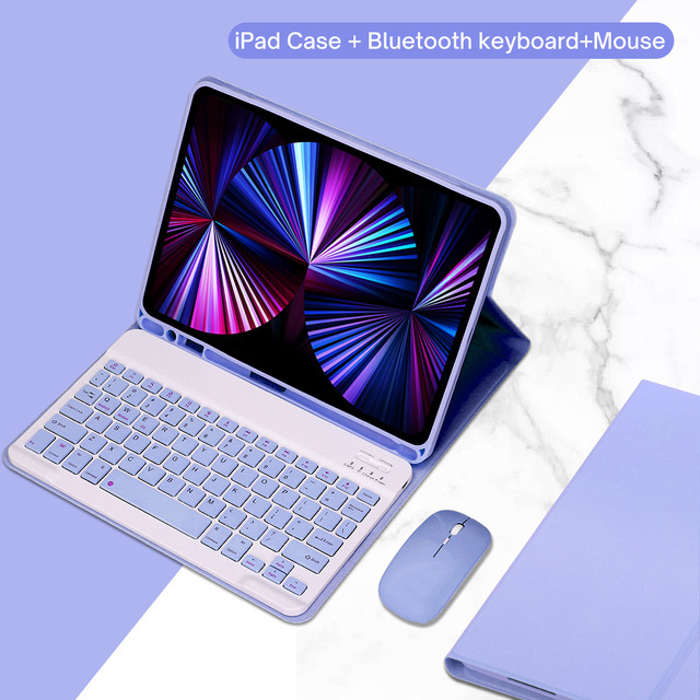 iPad11 2025 Bluetoothキーボード Air 11 保護ケース 10.9/9.7/10.2/Pro11 ペンホルダー付きケース|undefined