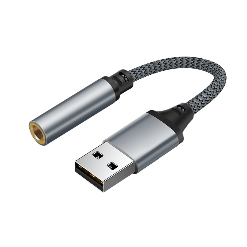 USB a 3,5 tarjeta de sonido externa computadora de escritorio portátil con teléfono móvil auricular micrófono Cable de adaptador de llamada de voz