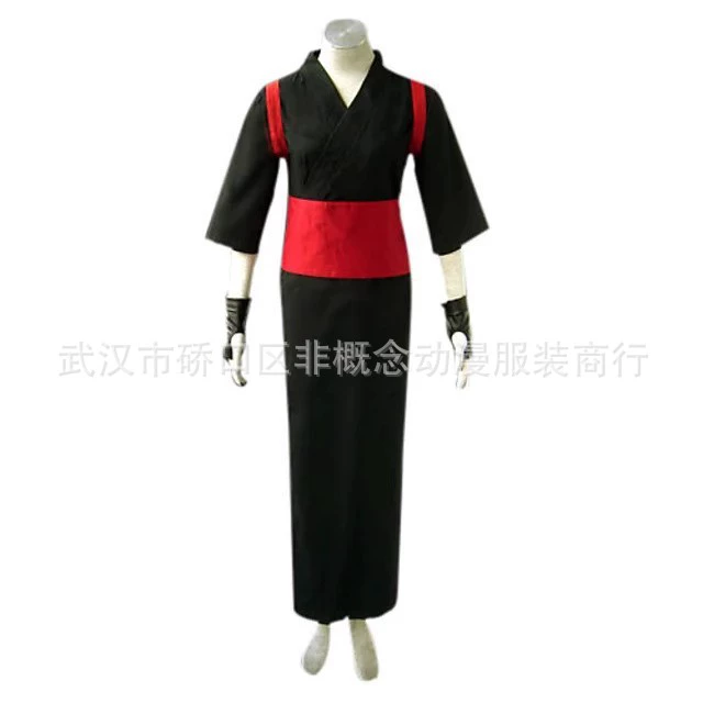 Naruto, black bathrobe, suit, cosplay