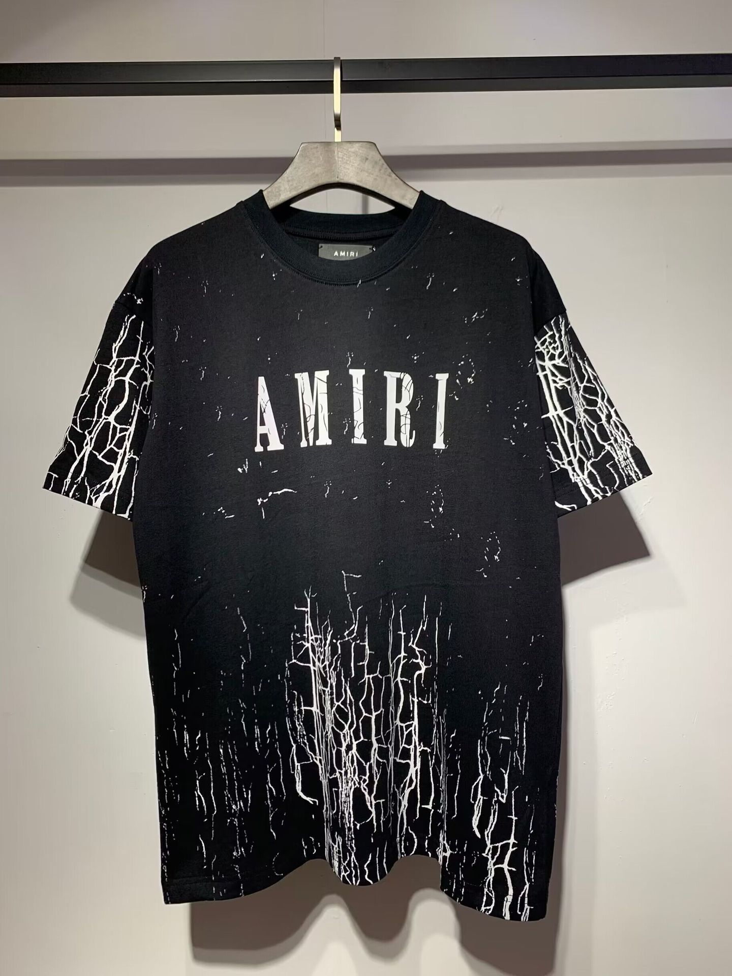 Verano nueva camiseta de manga corta impresa de letras suelta marca de moda hombre camiseta casual de media manga mujer