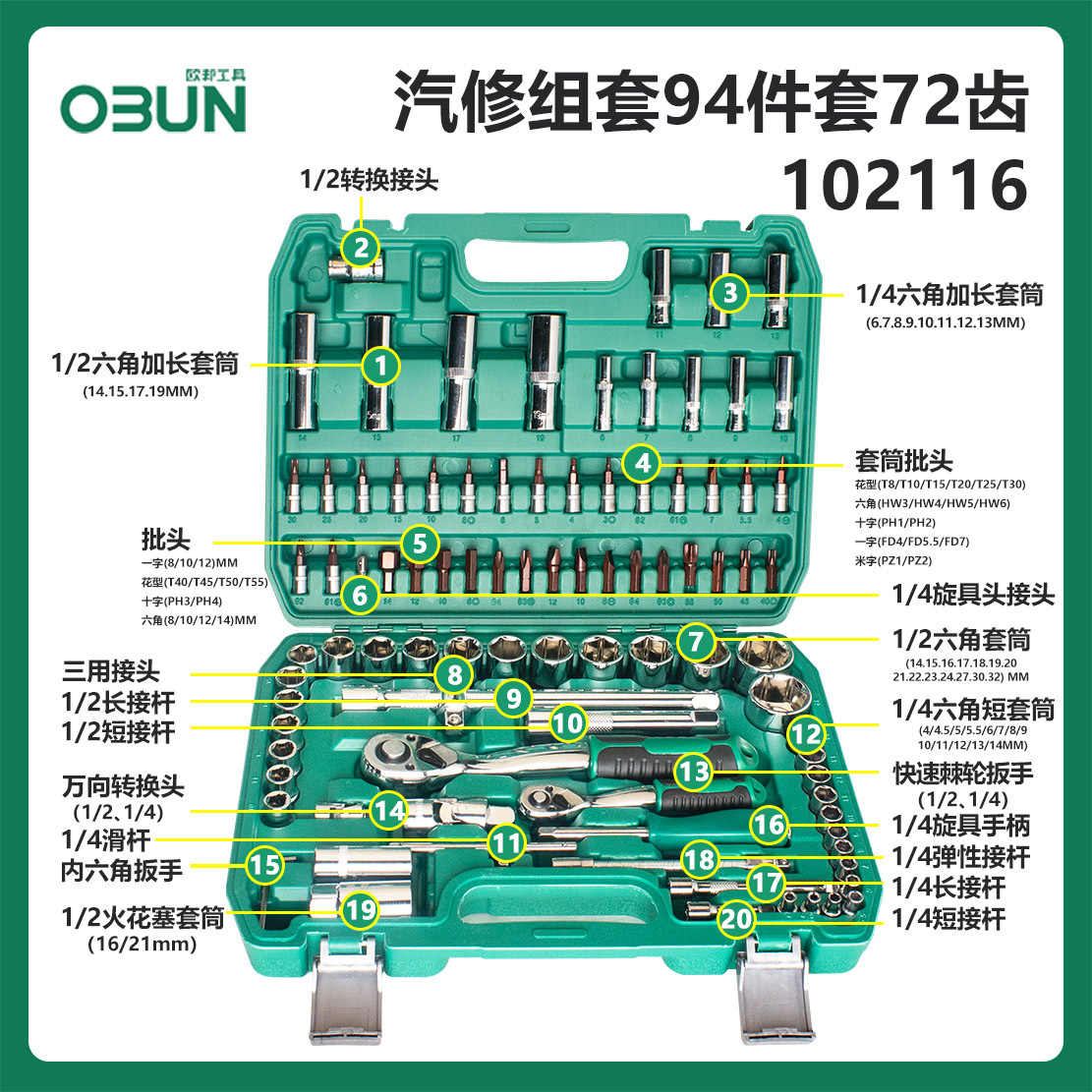 Juego completo de llaves de tubo, caja de herramientas extendida para reparación de automóviles, juego completo de 151 piezas de llaves combinadas 216