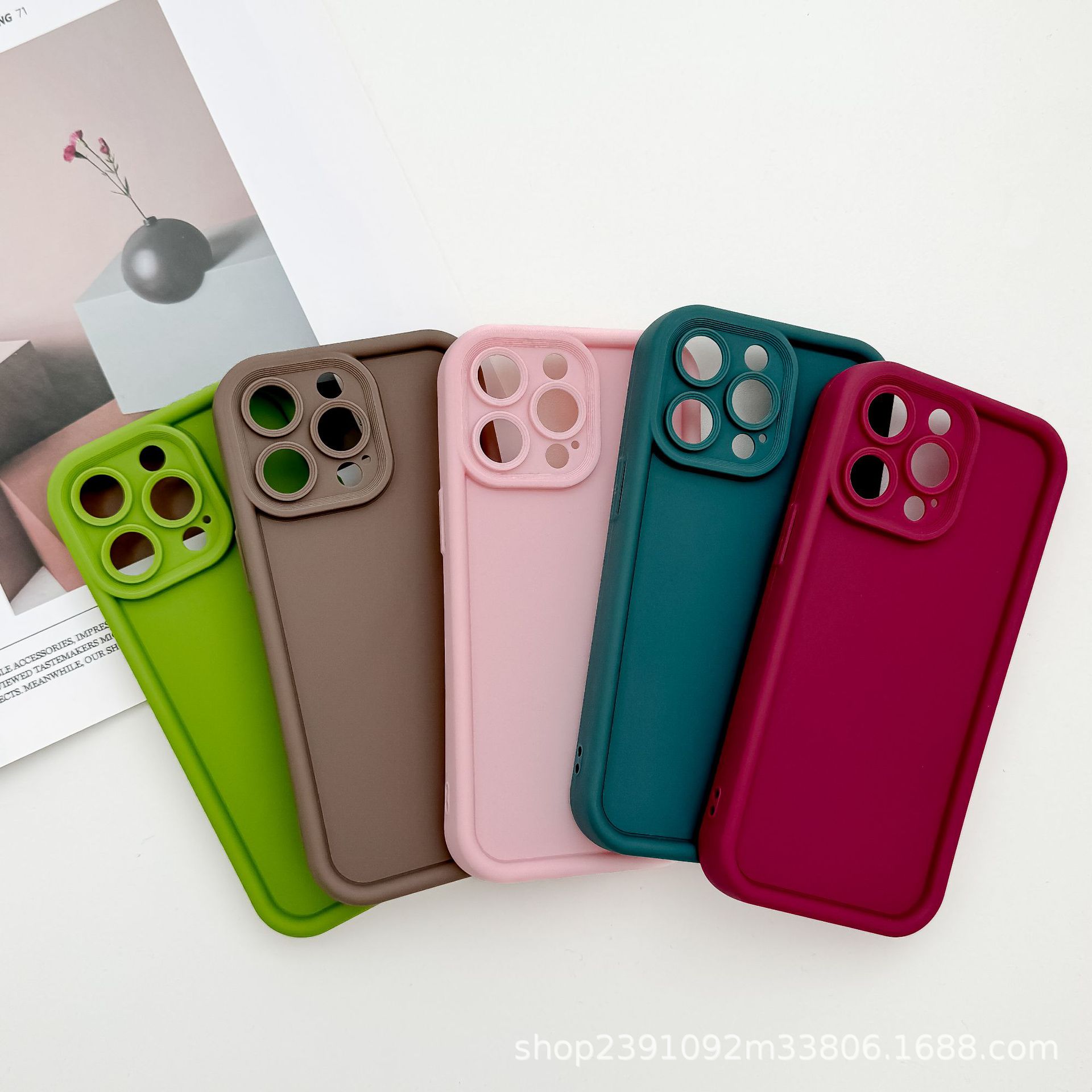 Funda para teléfono móvil vivoiqooz9 esmeril y20 simple y17s s19pro cubierta protectora de escalera de ojo de cielo