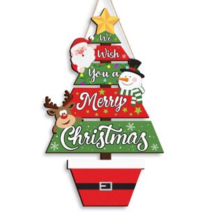 Christmas Wooden Hanging Sign Christmas Wall Decoration Decoration Wall Hanging Sign Decoration Hanging Sign