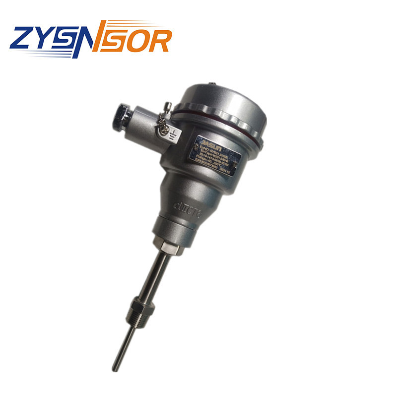 JASUN防爆温度传感器 管径6MM,管长50MM延长管50MM PT1/2 304材质