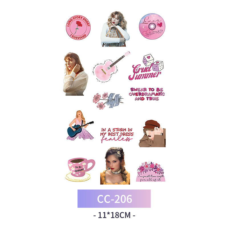 Transfronterizo en stock al por mayor de halloween colorido mariposa tatuaje pegatinas simulación sangrienta cicatriz pegatinas divertidas pegatinas impermeables