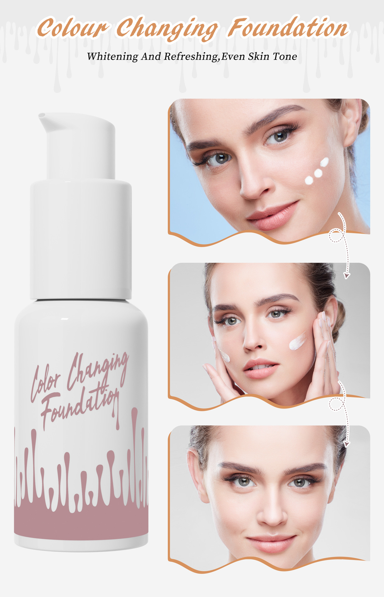 Hellokiss Color changing foundation undefined