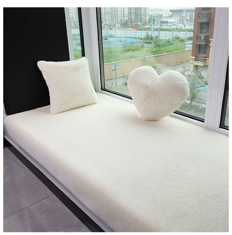 New Chinese-Style Large Red Chair Cushion, Faux Cashmere Door Mat, High-End Blue Carpet for Living Room Decoration and Grand Opening
