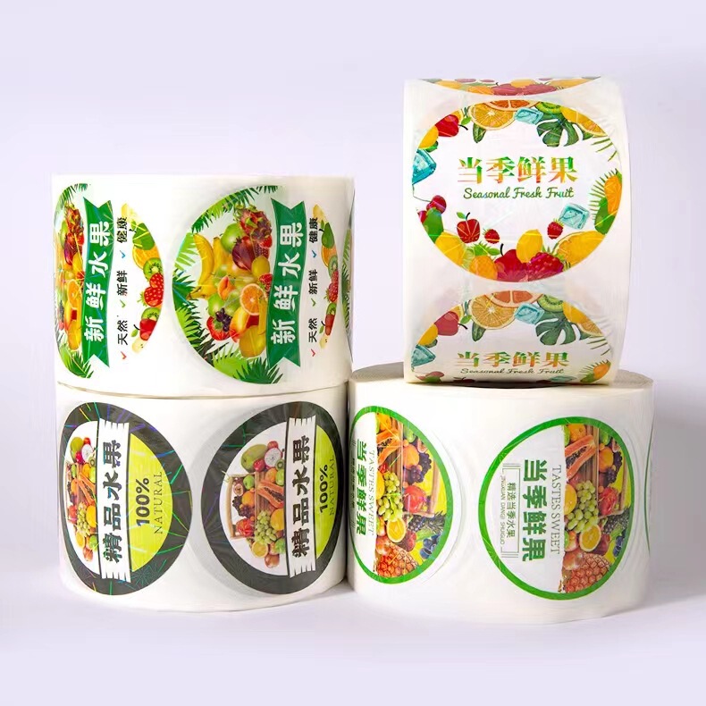 Pvc Label Stickers, Fruit and Food Packaging Stickers, Printed Logo Trademark Self-Adhesive Labels Pvc Label Stickers, Fruit and Food Packaging Stickers, Printed Logo Trademark Self-Adhesive Labels