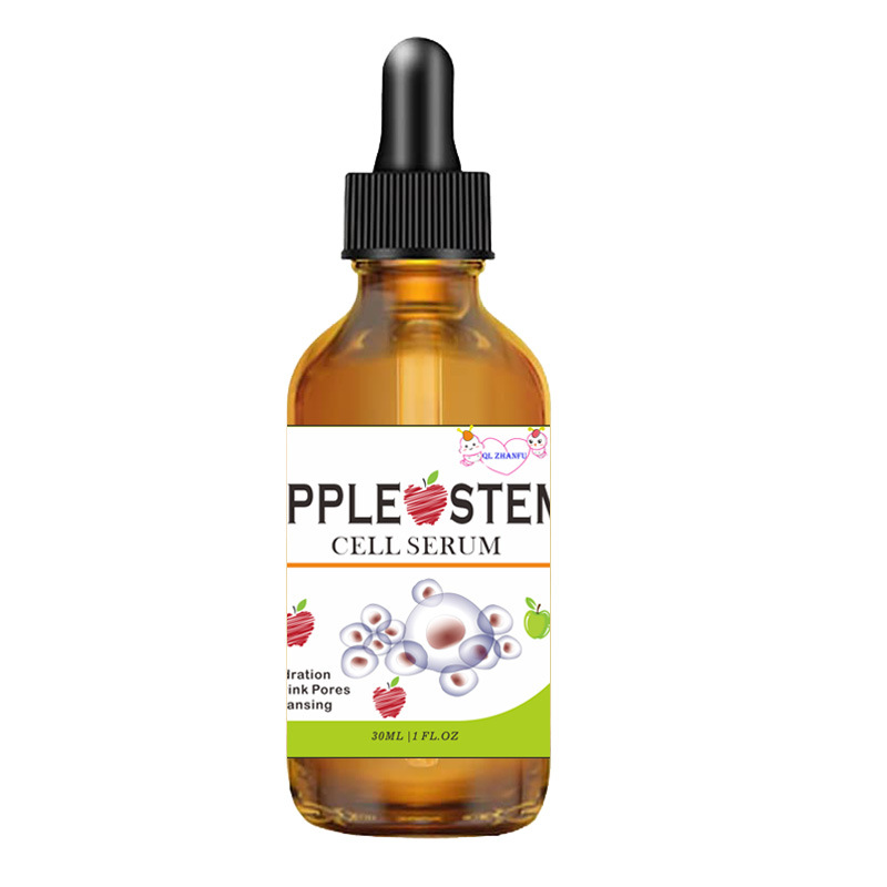 QLZHANFU Apple Cell Original Solution and Moisturizing Facial Vitamin A Skin Rejuvenating essence_voghion.com