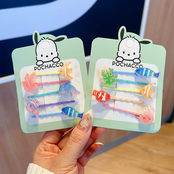 Tropical fish 5 pieces/card (random accessories)