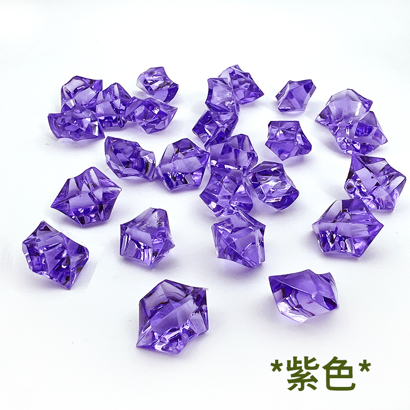 Colorido Cristal de los niños de la gema artificial del tanque de peces de plástico acrílico juguete patio etapa de vestir