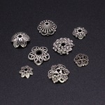 藏饰民族风文玩复古电镀手串链DIY合金饰品配件花托花帽