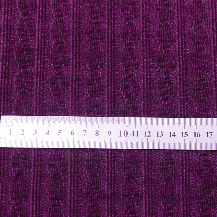 粗针提花布浮雕起泡泡布大麻花粗针布雪尼尔双面布半边绒服装面料