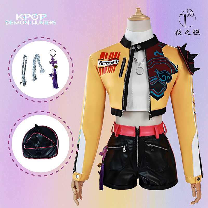 新品韩流女团K-POP猎魔女团cos服鲁米米拉佐依cosplay服装|undefined