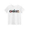 Children's short sleeve T-shirt, summer clothing, long-sleeve for boys, Korean style, children's clothing