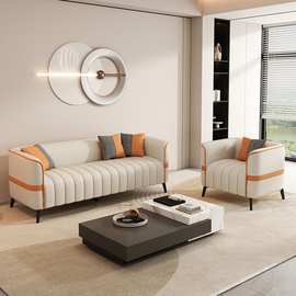 客厅小沙发北欧现代简约小户型沙发双人三人组合出租房免洗服装店