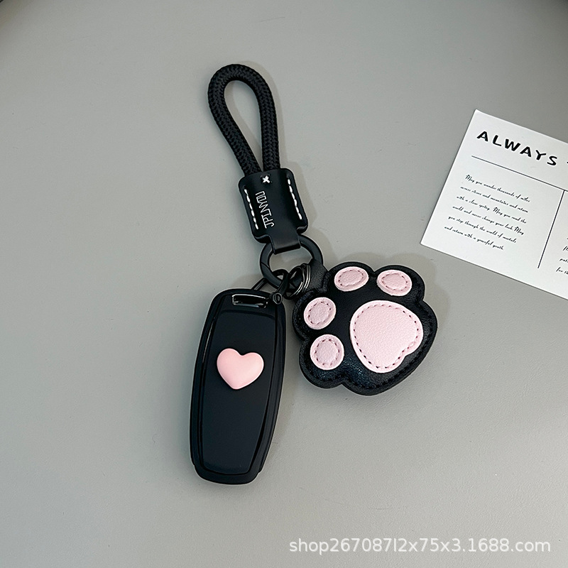 Suitable for Audi A4L Key Cover, A6L Car Key Case, Q5L Shell, A3L Holder, A5 Case, Q3 for Men, 2023 New Model, Q4 E-Tron Simple Design