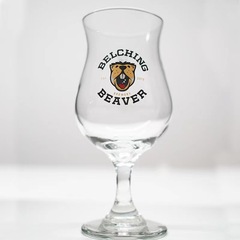 アメリカン BelchingBeaver げっぷビーバー スペシャル クラフト チューリップ ハイビール グラス ロゴ
