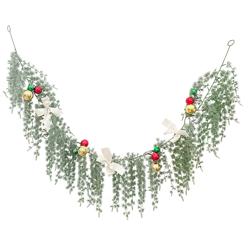 Ratán artificial transfronteriza floral suave decoración planta vid patio fiesta hogar Decoración simulación aguja de pino suave Ratán