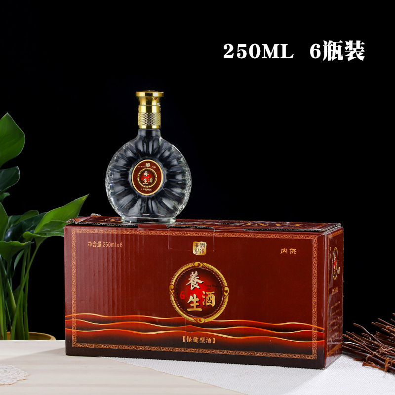 6병입 와인 세트 (병 미포함); 투명 케이스