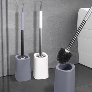 2025 Cleaning Toilet Brush Household Bathroom Toilet Brush No Dead Angle with Base Long Handle Set Bathroom Unblocking